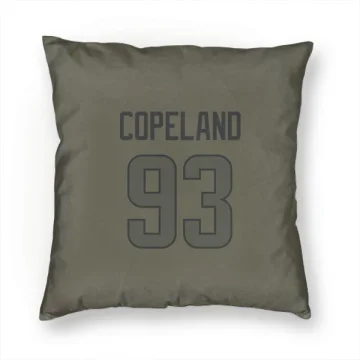 Marquise Copeland Los Angeles Rams  Pillow Cover (18 X 18) - Olive