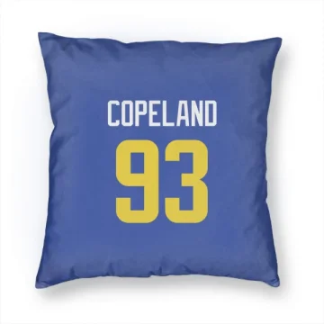 Marquise Copeland Los Angeles Rams  Pillow Cover (18 X 18) - Royal