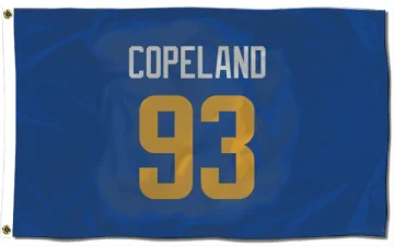 Marquise Copeland Los Angeles Rams Royal  Flag (3 X 5) - Gold