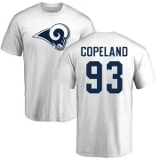 Marquise Copeland Men's Los Angeles Rams Pro Line Logo T-Shirt - White