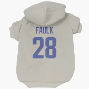 Marshall Faulk Los Angeles Rams   Bone Dog & Cat Pet Hoodie