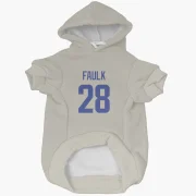 Marshall Faulk Los Angeles Rams   Bone Dog & Cat Pet Hoodie