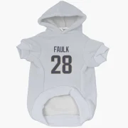 Marshall Faulk Los Angeles Rams  Dog & Cat Pet Hoodie - White