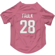 Marshall Faulk Los Angeles Rams  Dog & Cat Pet Jersey - Pink