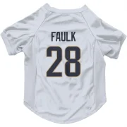 Marshall Faulk Los Angeles Rams  Dog & Cat Pet Jersey - White