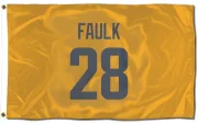 Marshall Faulk Los Angeles Rams  Flag (3 X 5) - Gold