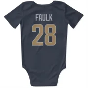 Marshall Faulk Los Angeles Rams  Infant & Newborn Bodysuit  - Navy