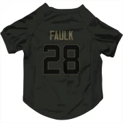 Marshall Faulk Los Angeles Rams  Service Dog & Cat Pet Jersey - Black