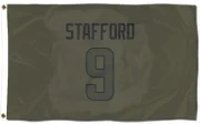 Matthew Stafford Los Angeles Rams  Flag (3 X 5) - Olive