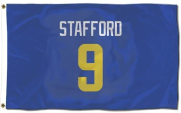 Matthew Stafford Los Angeles Rams  Flag (3 X 5) - Royal