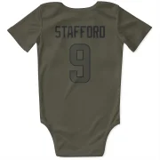 Matthew Stafford Los Angeles Rams  Infant & Newborn Bodysuit  - Olive