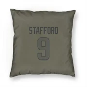 Matthew Stafford Los Angeles Rams  Pillow Cover (18 X 18) - Olive