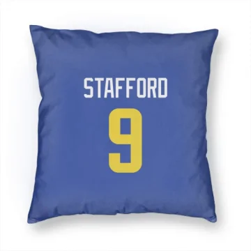 Matthew Stafford Los Angeles Rams  Pillow Cover (18 X 18) - Royal