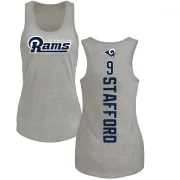 Matthew Stafford Women's Los Angeles Rams Backer Tank Top - Ash