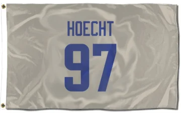 Michael Hoecht Los Angeles Rams   Bone Flag (3 X 5)