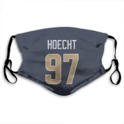 Michael Hoecht Los Angeles Rams  Face Mask - Navy