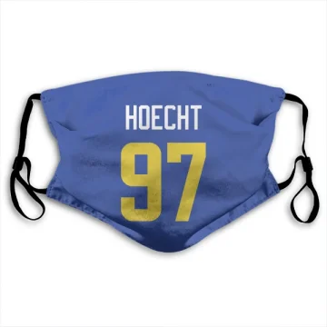 Michael Hoecht Los Angeles Rams  Face Mask - Royal