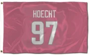 Michael Hoecht Los Angeles Rams  Flag (3 X 5) - Pink