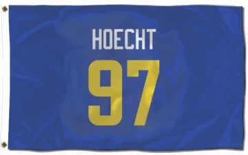 Michael Hoecht Los Angeles Rams  Flag (3 X 5) - Royal