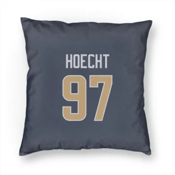 Michael Hoecht Los Angeles Rams  Pillow Cover (18 X 18) - Navy