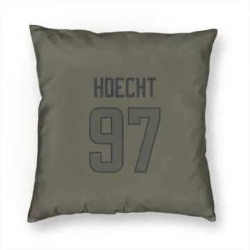 Michael Hoecht Los Angeles Rams  Pillow Cover (18 X 18) - Olive