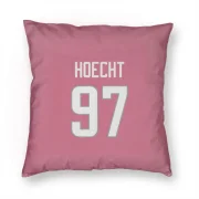 Michael Hoecht Los Angeles Rams  Pillow Cover (18 X 18) - Pink