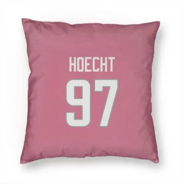 Michael Hoecht Los Angeles Rams  Pillow Cover (18 X 18) - Pink