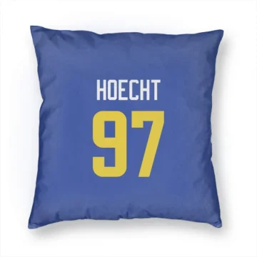 Michael Hoecht Los Angeles Rams  Pillow Cover (18 X 18) - Royal