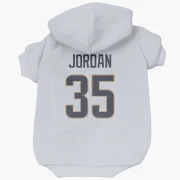 Michael Jordan Los Angeles Rams  Dog & Cat Pet Hoodie - White