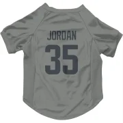 Michael Jordan Los Angeles Rams  Dog & Cat Pet Jersey - Gray