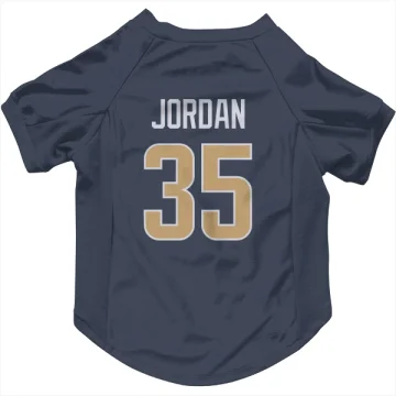 Michael Jordan Los Angeles Rams  Dog & Cat Pet Jersey - Navy