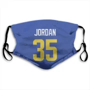 Michael Jordan Los Angeles Rams  Face Mask - Royal