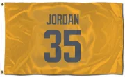 Michael Jordan Los Angeles Rams  Flag (3 X 5) - Gold