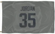 Michael Jordan Los Angeles Rams  Flag (3 X 5) - Gray