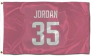 Michael Jordan Los Angeles Rams  Flag (3 X 5) - Pink