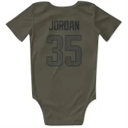 Michael Jordan Los Angeles Rams  Infant & Newborn Bodysuit  - Olive