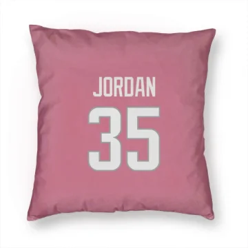 Michael Jordan Los Angeles Rams  Pillow Cover (18 X 18) - Pink