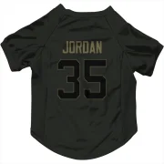 Michael Jordan Los Angeles Rams  Service Dog & Cat Pet Jersey - Black