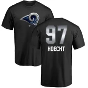 Michael Hoecht Men's Los Angeles Rams Midnight Mascot T-Shirt - Black