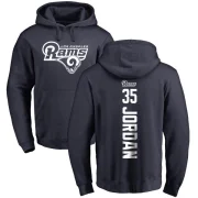 Michael Jordan Youth Los Angeles Rams Pro Line Backer Pullover Hoodie Navy