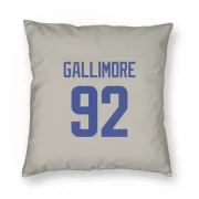 Neville Gallimore Los Angeles Rams   Bone Pillow Cover (18 X 18)