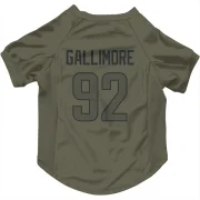 Neville Gallimore Los Angeles Rams  Dog & Cat Pet Jersey - Olive