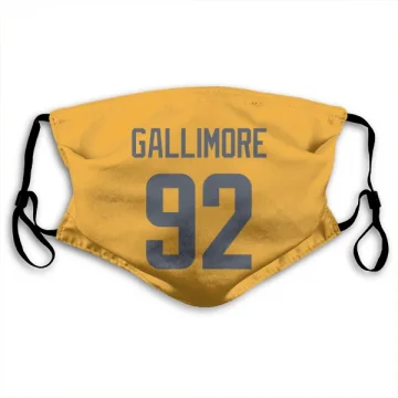 Neville Gallimore Los Angeles Rams  Face Mask - Gold