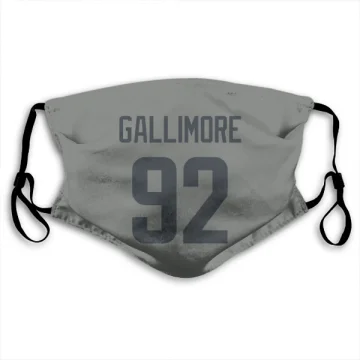 Neville Gallimore Los Angeles Rams  Face Mask - Gray