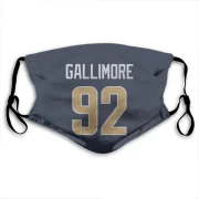 Neville Gallimore Los Angeles Rams  Face Mask - Navy