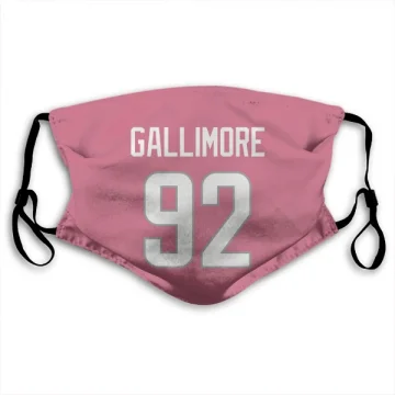 Neville Gallimore Los Angeles Rams  Face Mask - Pink