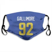 Neville Gallimore Los Angeles Rams  Face Mask - Royal