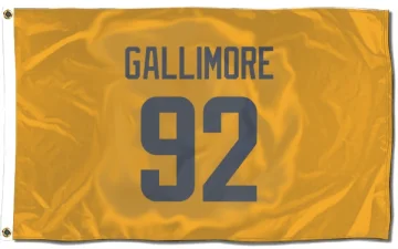 Neville Gallimore Los Angeles Rams  Flag (3 X 5) - Gold