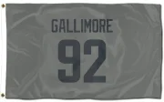 Neville Gallimore Los Angeles Rams  Flag (3 X 5) - Gray