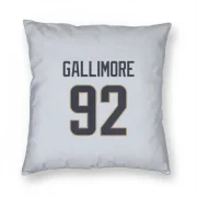 Neville Gallimore Los Angeles Rams  Pillow Cover (18 X 18) - White